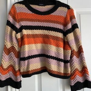 Vici striped knit sweater